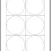 STICK ROND 6 : Étiquettes adhésives rondes 80 mm - 6 par page – Image 3