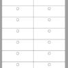 Chromo - étiquette américaine - 14 par page