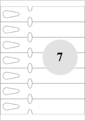 Etiquettes à boucle laser