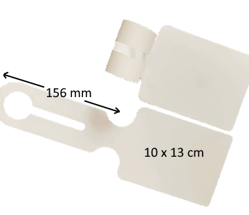 Etiquettes à boucle, extra large