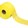Etiquettes à boucle JAUNE - 200x17 - 6 de front (x3000)